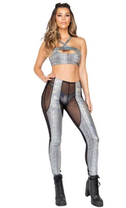 Roma R-3856, SHEER AND SNAKESKIN PANTS -Funky Lingerie Outlet 3854 3855 3856 44331.1594748687