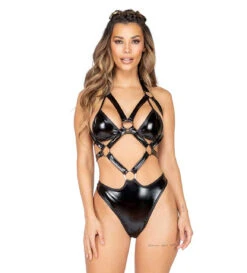 Roma R-3892, LATEX HOLSTER ROMPER