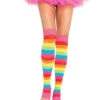 LA-3922, Rainbow Leg Warmers -Funky Lingerie Outlet 3922 71743.1406824608
