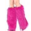 LEG AVENUE LA-3923, Rave Furry Bootcover With Silver -Funky Lingerie Outlet 3923 Pink 50868.1711176313