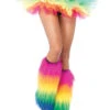 LEG AVENUE LA-3925, Rave Rainbow Boot Covers