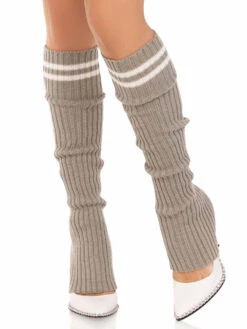 LA3982, Ribbed Stirrup Leg Warmers -Funky Lingerie Outlet 3982 01 025 36934.1752859712