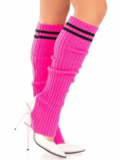 LA3982, Ribbed Stirrup Leg Warmers -Funky Lingerie Outlet 3982 05 005 64722.1752859772