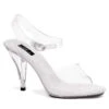 405-Brook 4" Women's Clear Dress Sandal