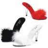 405-Sasha 4" Marabou Slipper CLEARANCE -Funky Lingerie Outlet 405 Sasha 47318.1564150512