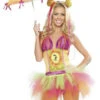 Roma R-4273, Rainbow Clown Raver Costume -Funky Lingerie Outlet 4273 12110.1406803273