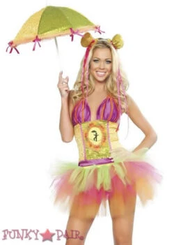 Roma R-4273, Rainbow Clown Raver Costume