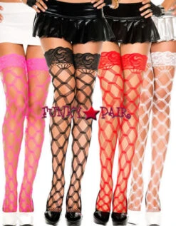 MUSIC LEGS ML-4543, Fashion Stockings Lace Multistrand