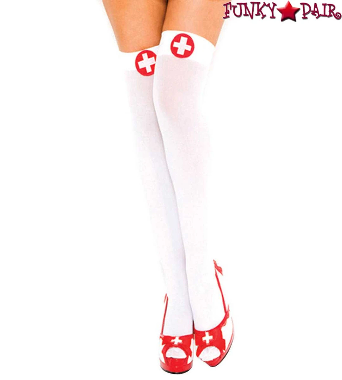 MUSIC LEGS ML-4647, Nurse Stocking 4 MUSIC LEGS ML-4647, Nurse Stocking - Image 2