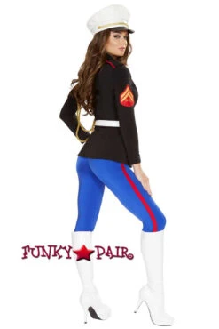 Roma R-4701, Sexy Marine Corporal Costume -Funky Lingerie Outlet 4701 Back 37092.1535901630