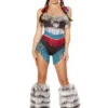 Roma R-4703, Warchief Hottie Romper Costume -Funky Lingerie Outlet 4703 2 65315.1473484387