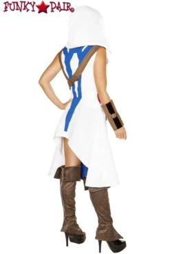 Roma R-4843, The Assassins Protector Costume -Funky Lingerie Outlet 4843 Back 52660.1659730872