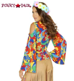 Roma R-4881, Hippie Princess Costume -Funky Lingerie Outlet 4881 Back C 85603.1659745546