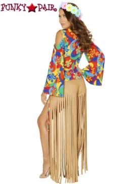 Roma R-4881, Hippie Princess Costume -Funky Lingerie Outlet 4881 Back 14622.1659745546