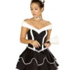 Roma R-4886, French Maid Costume -Funky Lingerie Outlet 4886 C 87632.1535905040