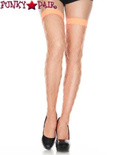 MUSIC LEGS ML-4924, Diamond Net Stockings 17 MUSIC LEGS ML-4924, Diamond Net Stockings -Funky Lingerie Outlet 4924 neonorange 2 24266.1568429391