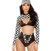 Roma R-4949, Sexy Racer Babe Costume -Funky Lingerie Outlet 4949 C 28299.1665769866