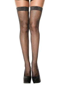 MUSIC LEGS ML-4994, Shimmery Fishnet Stocking
