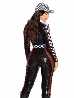 R-5007, Glam Racer JumpSuit Costume By Roma -Funky Lingerie Outlet 5007 Back 20348.1665076361