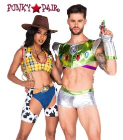 R-5016, Sheriff Shine Cowgirl Costume By Roma -Funky Lingerie Outlet 5016 5017 FP 90067.1693295613