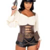 R-5090, Industrial Vixen Steampunk Costume By Roma -Funky Lingerie Outlet 5090 57767.1661441210