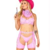 R-5106, Pretty Pink Cowgirl Costume By Roma -Funky Lingerie Outlet 5106 10306.1693462273