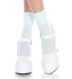 MUSIC LEGS ML-512, Opaque Ankle High -Funky Lingerie Outlet 512 Babyblue 77924.1567523612