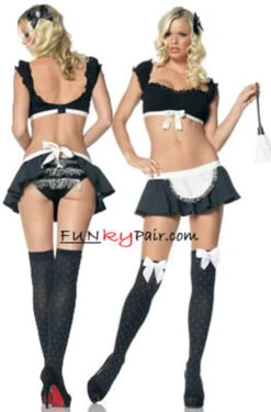 LA-53016, Sexy 2PC. Frenchie Maid Costume