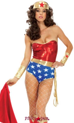 Forplay FP-551307, Super Seductress Adult Superhero Costume -Funky Lingerie Outlet 551307 alt2 lg 34624.1633377003