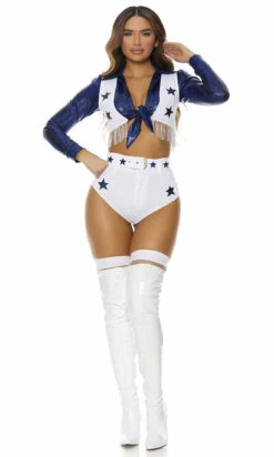 FP-551560, Seeing Stars Sexy Cheerleader Costume By ForPlay 13 FP-551560, Seeing Stars Sexy Cheerleader Costume By ForPlay -Funky Lingerie Outlet 551560 white alt4 lg 07514.1665377962