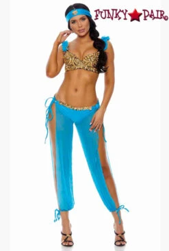 Forplay FP-552432, Jazzy Jezebel Sexy Princess Costume -Funky Lingerie Outlet 552432 turquoise 46390.1726030146