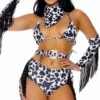 Forplay FP-552977, Wild Wild Sexy Cowgirl Costume -Funky Lingerie Outlet 552977 blackwhite alt1 lg 80149.1662777588