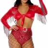 Forplay FP-552980, Rodeo Fever Sexy Cowgirl Costume -Funky Lingerie Outlet 552980 red alt1 lg 19841.1662777778