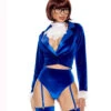 Forplay FP-553152, Powers Sexy Movie Character Costume -Funky Lingerie Outlet 553152 blue 01106.1694216204