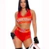 Forplay FP-553168, Knockout Round Girl Costume -Funky Lingerie Outlet 553168 79220.1696655713