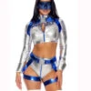Forplay FP-553204, Galaxy Trip Sexy Astronaut Costume -Funky Lingerie Outlet 553204 silver 58738.1696655947