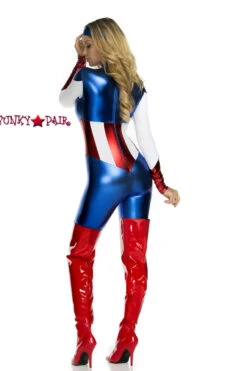 Forplay FP-554700, Astonishing Allegiance Sexy Hero Costume -Funky Lingerie Outlet 554700 alt2 lg 59814.1410739704