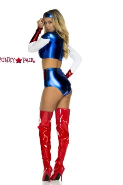 Forplay FP-554701, Pretty Patriot Sexy Hero Costume -Funky Lingerie Outlet 554701 alt2 lg 17856.1663741705
