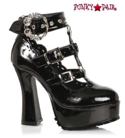 557-DAPHNE, Chunky Heel T-Strap Maryjane CLEARANCE 9 557-DAPHNE, Chunky Heel T-Strap Maryjane CLEARANCE -Funky Lingerie Outlet 557 DAPHNE Black 51331.1639417665