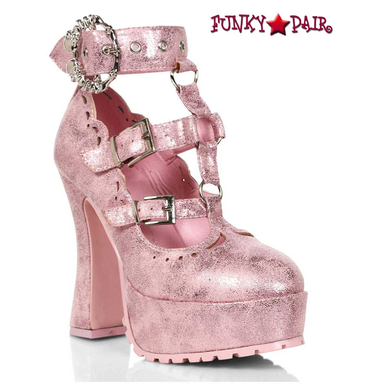 557-DAPHNE, Chunky Heel T-Strap Maryjane CLEARANCE 5 557-DAPHNE, Chunky Heel T-Strap Maryjane CLEARANCE - Image 3