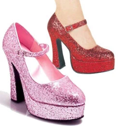 5 Inch Glitter Maryjane Shoes 557-Eden-G CLEARANCE