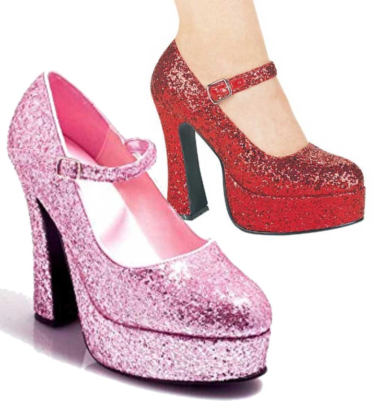 5 Inch Glitter Maryjane Shoes 557-Eden-G CLEARANCE 3 5 Inch Glitter Maryjane Shoes 557-Eden-G CLEARANCE