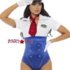 Forplay FP-558789, In Control Pilot Bodysuit Costume