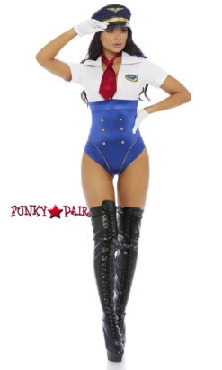 Forplay FP-558789, In Control Pilot Bodysuit Costume 7 Forplay FP-558789, In Control Pilot Bodysuit Costume -Funky Lingerie Outlet 558789 blue alt3 lg 64082.1536026369