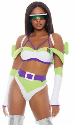 Forplay FP-559607, To Infinity Sexy Astronaut Movie Character Costume