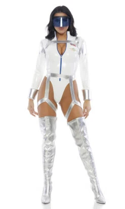 Forplay FP-559621, Blast Off Movie Character Costume -Funky Lingerie Outlet 559621 white alt3 lg 63260.1662927699