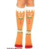 Gingerbread Knee High Socks LA5611 -Funky Lingerie Outlet 5611 99010.1542176978