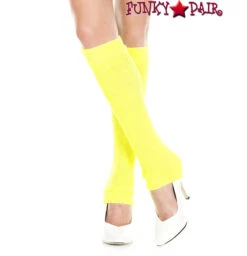 MUSIC LEGS ML-5724, Acrylic Knee High Leg Warmer -Funky Lingerie Outlet 5724 Neonyellow 93939.1615492916