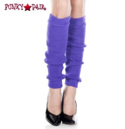 MUSIC LEGS ML-5724, Acrylic Knee High Leg Warmer -Funky Lingerie Outlet 5724 purple modified 45242.1615492916