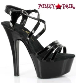 601-Dreamer 6" Strappy Platform Sandal CLEARANCE 9 601-Dreamer 6" Strappy Platform Sandal CLEARANCE -Funky Lingerie Outlet 601 DREAMER blk 41235.1611690225